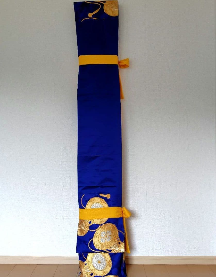 お琴カバー【鼓】着物帯 ゆたん油単ハンドメイド 和楽器 正絹 袋帯 生田流山田流