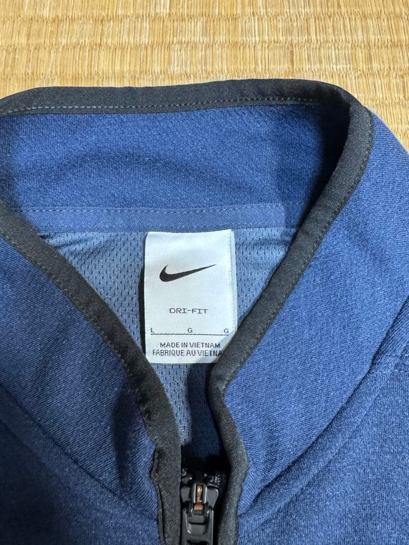 【激レア】NIKE × Malbon マルボン ゴルフ 長袖ジップシャツ XL