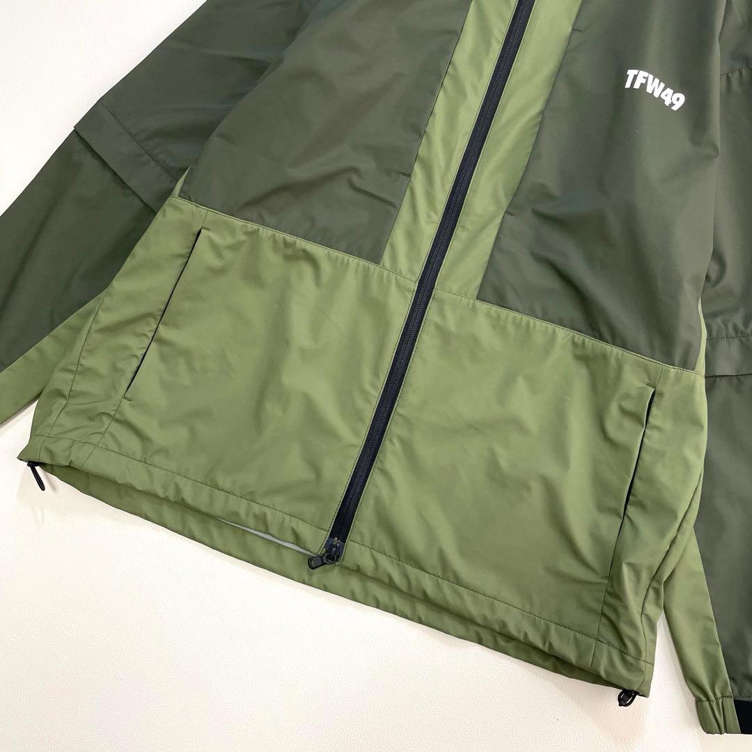 6487 TFW49 ジップアップジャケット　レインウェア　ナイロン