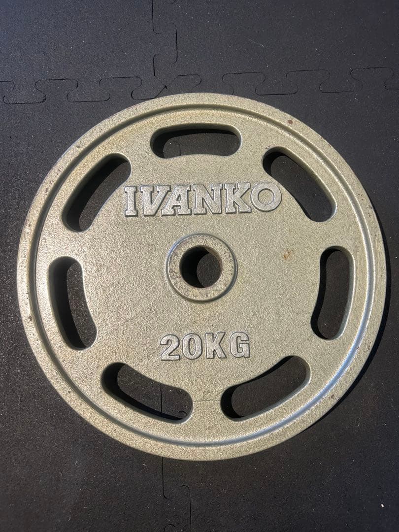 IVANKO イヴァンコ　オリンピックプレート 20kg×1枚②