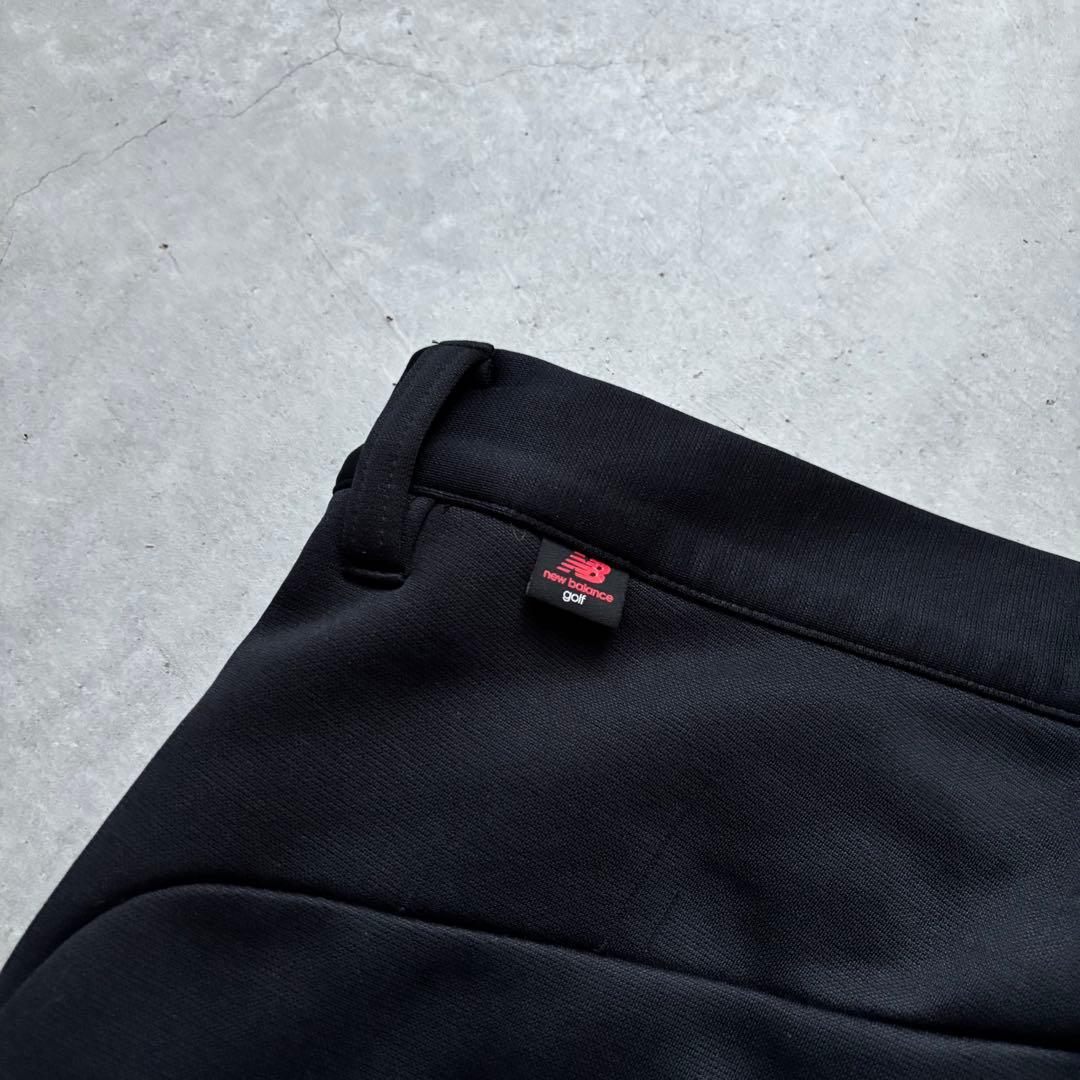 NEW BALANCE GOLF 裏起毛ストレッチパンツ 裾ドローコード ロゴ