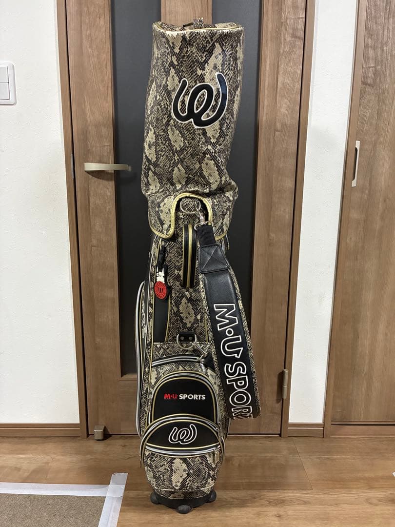M.U.SPORT ヘビ柄 キャディバッグ