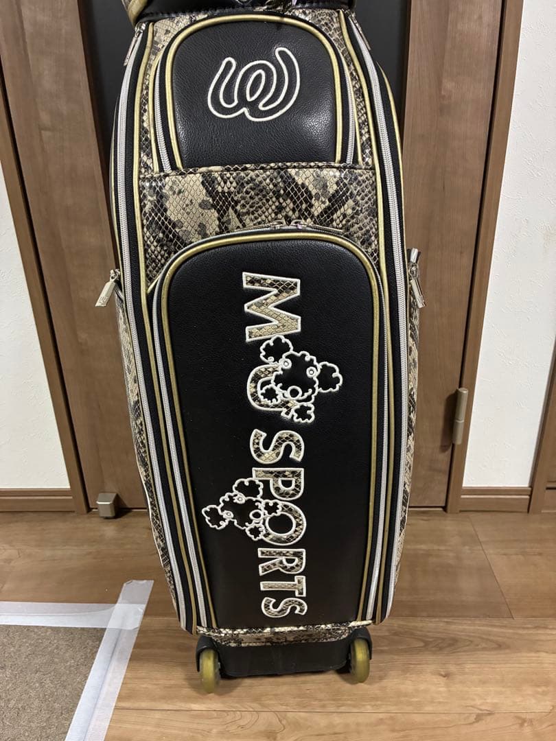 M.U.SPORT ヘビ柄 キャディバッグ