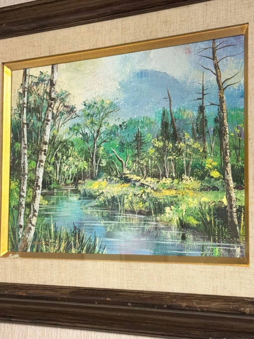 田河 勇造　風景 奥日光　匀河