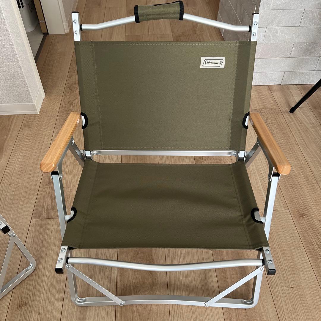 コールマン　コンパクトフォールディングチェア　ローチェア　オリーブ