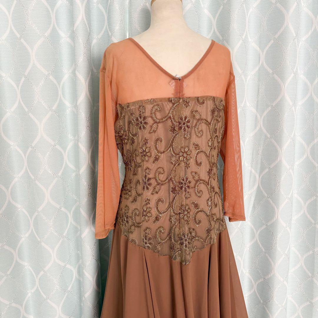 【大きいサイズLL】社交ダンスドレス 舞台衣装 ステージ衣装