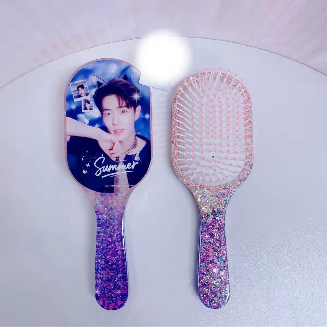 肖戦 超大レジンエアークッション付きヘアブラシ　7点セット❣️確認用0119