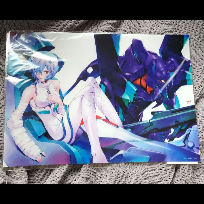 エヴァンゲリオン　貞本義行くじ　くじ引き堂　クリアポスター　コンプセット