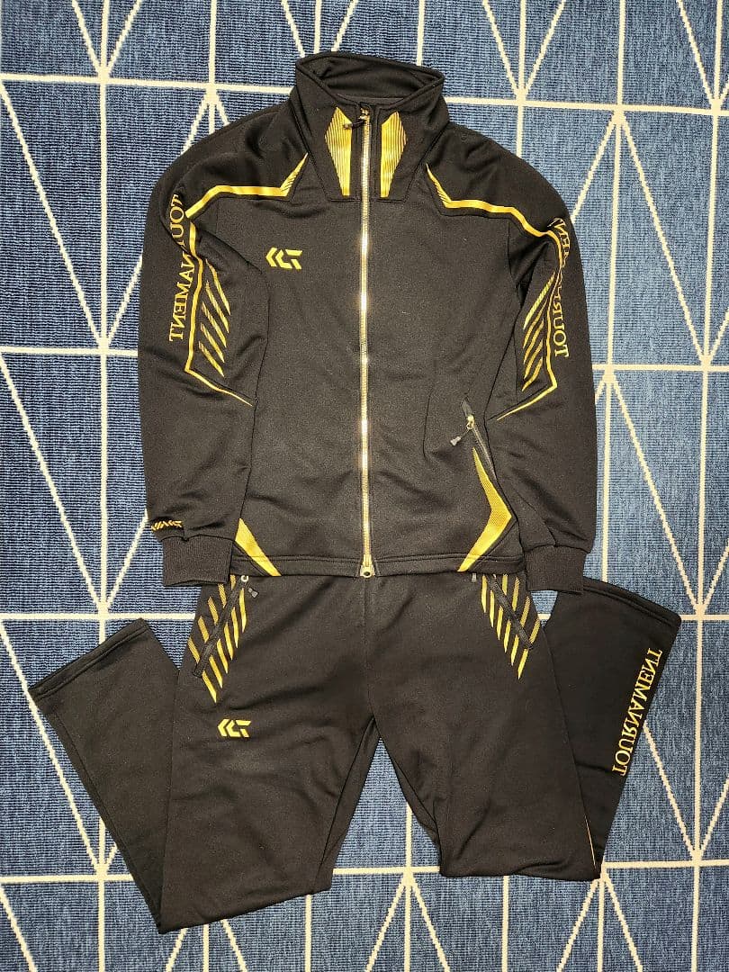 ダイワ トーナメント ジャージスーツ DI-1007T ブラック　サイズM