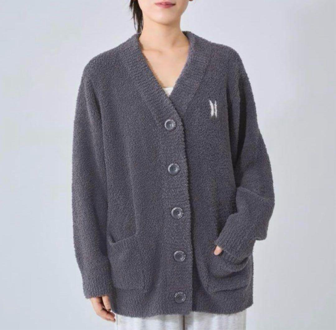 新品タグ付未使用品　BTS ジェラートピケ　コラボ　カーディガン　M-Lサイズ