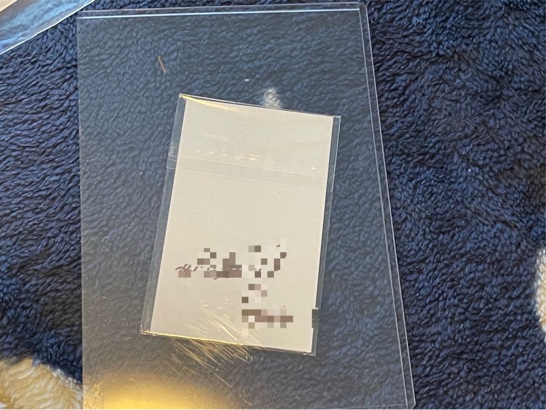 高嶺のなでしこ　星谷美来　ミニフォトカード　直筆