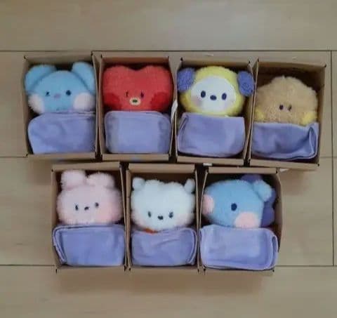 BT21 minini スタンディングドール　7体セット　開封済