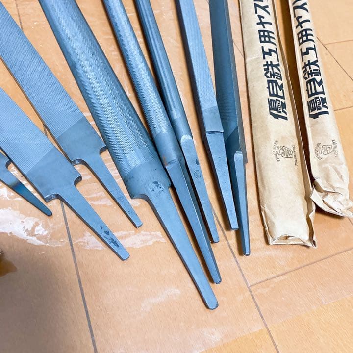 日本製 鉄工ヤスリ8本セット