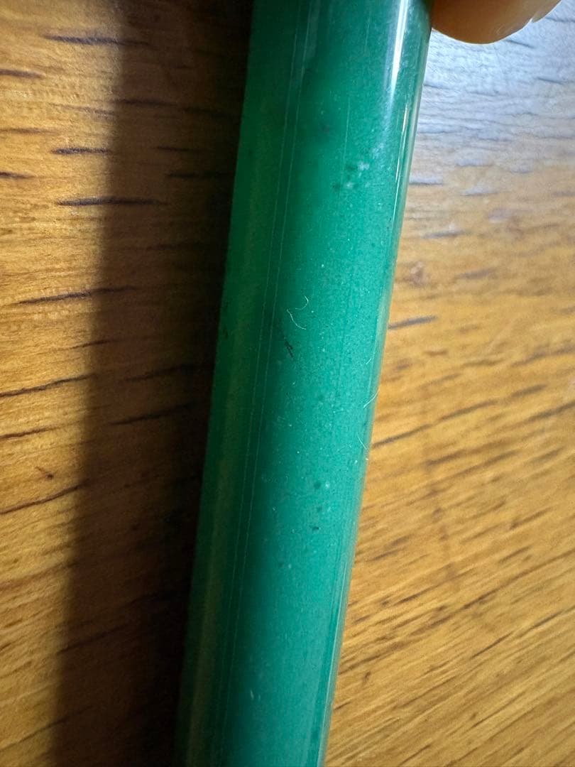 江戸硝子　簪　竹の形　長さ15.5cm 直径7mm 重さ10g