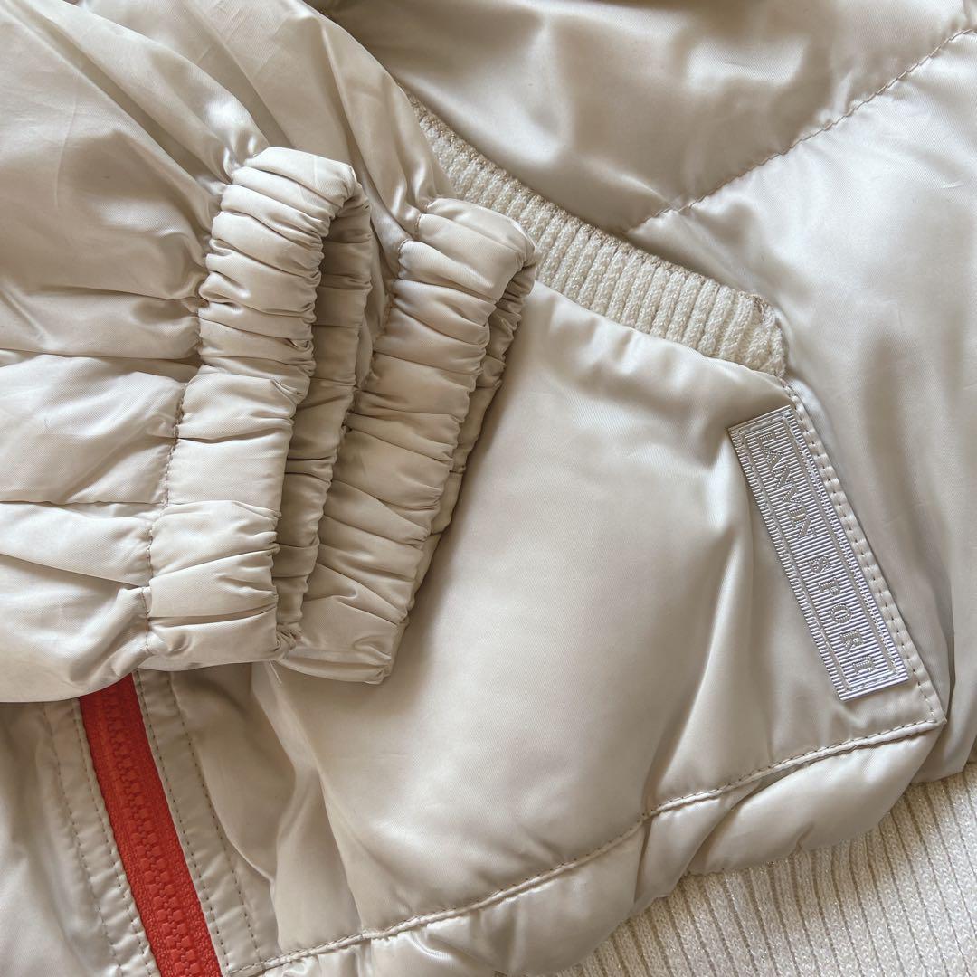 3way ランバンSPORT ダウンジャケット　袖着脱　フード付き　アイボリー