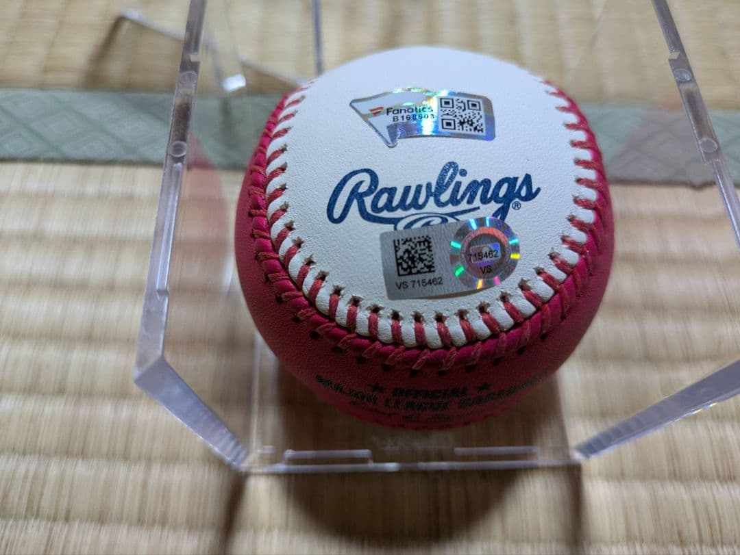 大谷翔平　サイン入り野球ボール　ホログラム番号VS715462