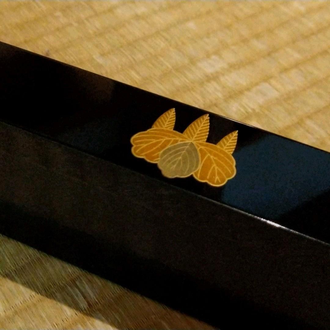 【茶道具】四君子蒔絵　炉縁　司光作