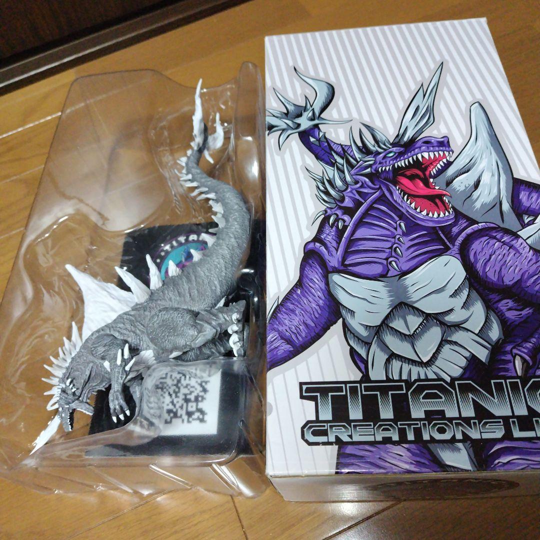 希少 海外限定 Titanicus タイタニカス フィギュア ゴジラ 怪獣ソフビ