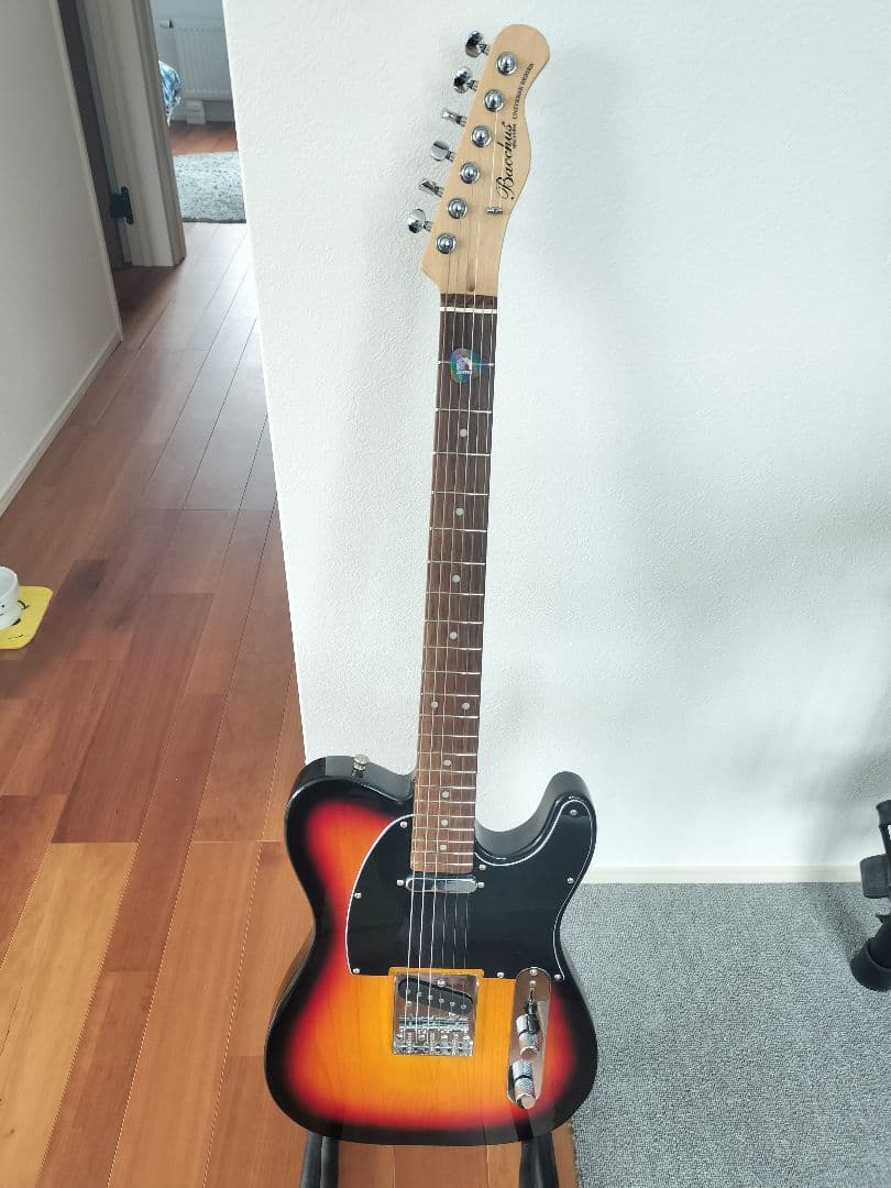 バッカス bacchusテレキャスターbte-1サンバースト改GOTOH製ペグ付