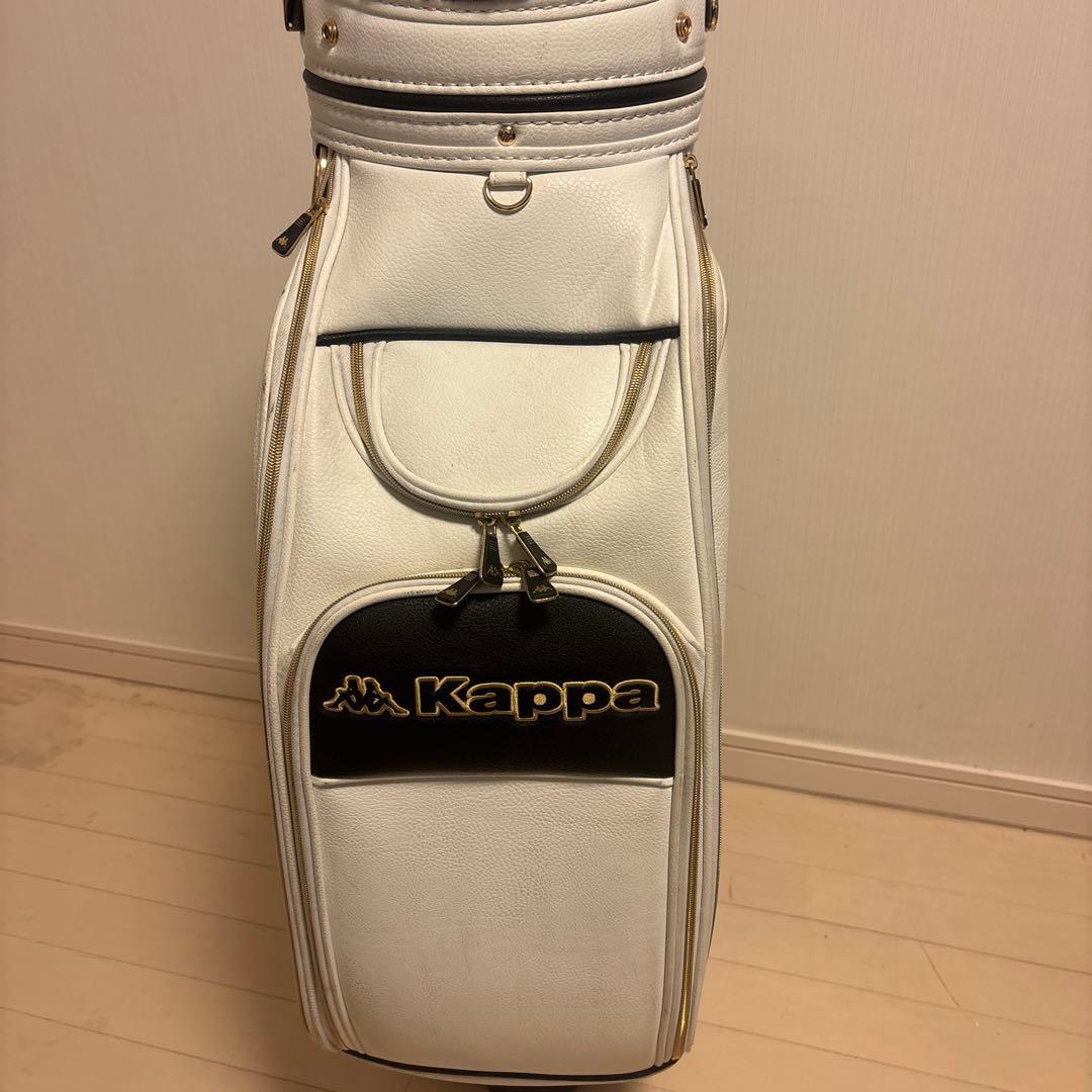 Kappa ホワイトキャディバッグ