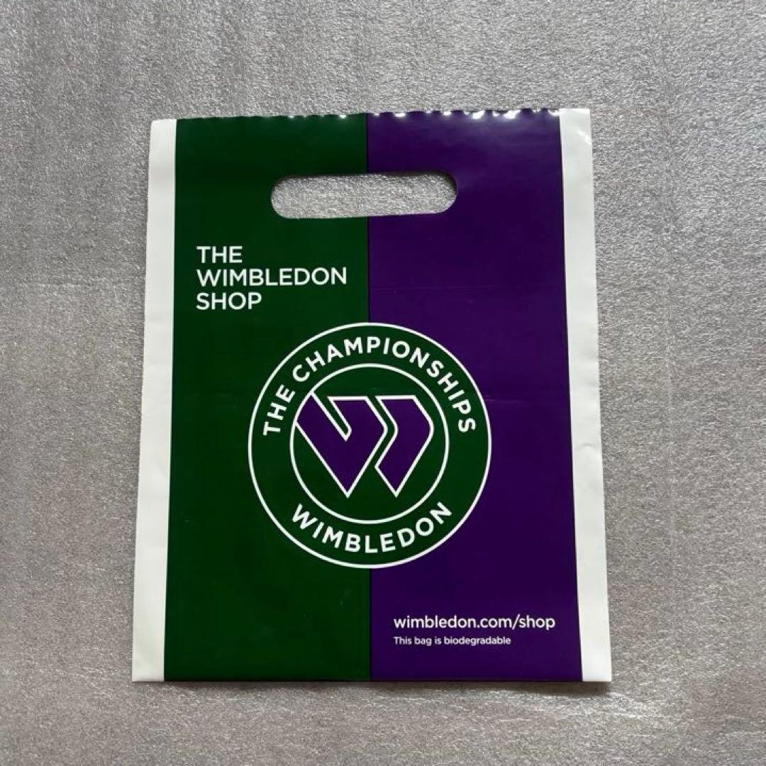 【新品】Wimbledon公式プレイヤーズタオル　 小銭入れ　ボール　紙袋セット