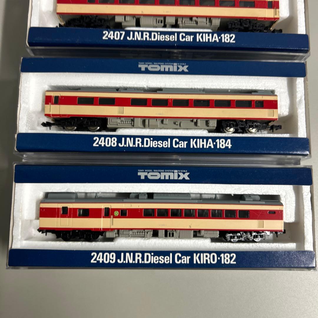 TOMIX ゲージ 国鉄キハ182 183 184形 ディーゼル車両 4両セット