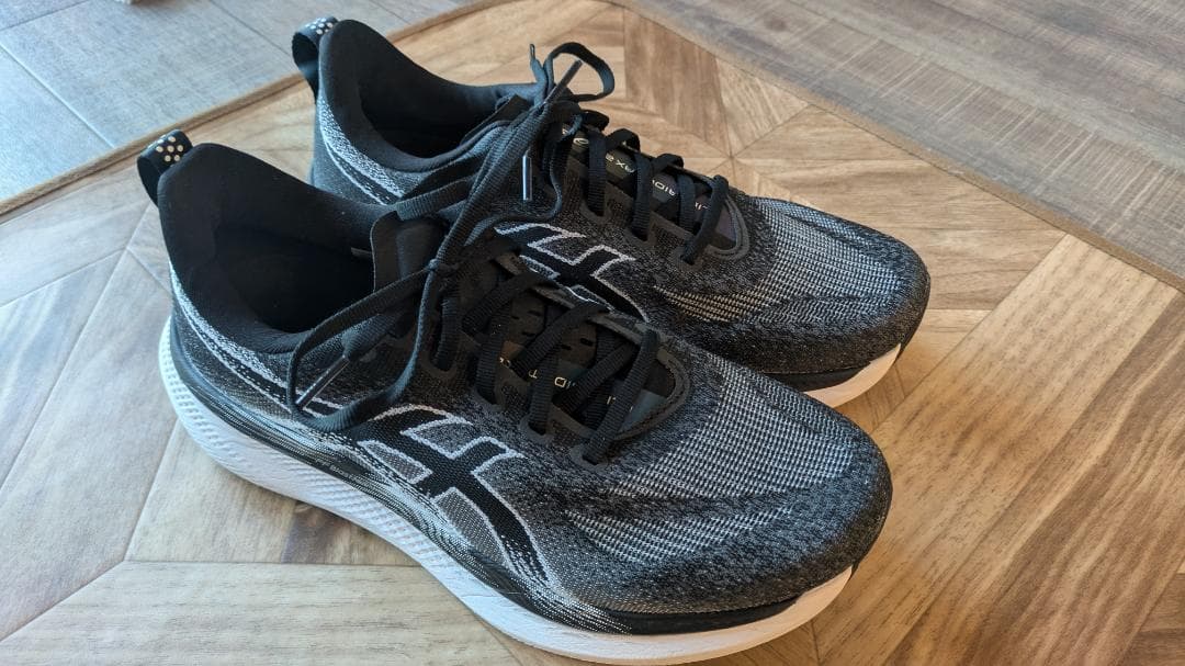 スパイク・シューズ ASICS GlideRideMAX2 26.5cm WIDE BK/WH