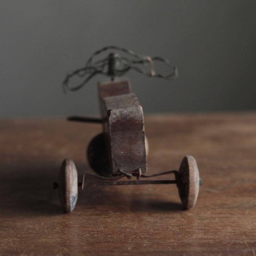 古い 木の おもちゃ 三輪車 戦前戦後 古道具 アンティーク ブロカント