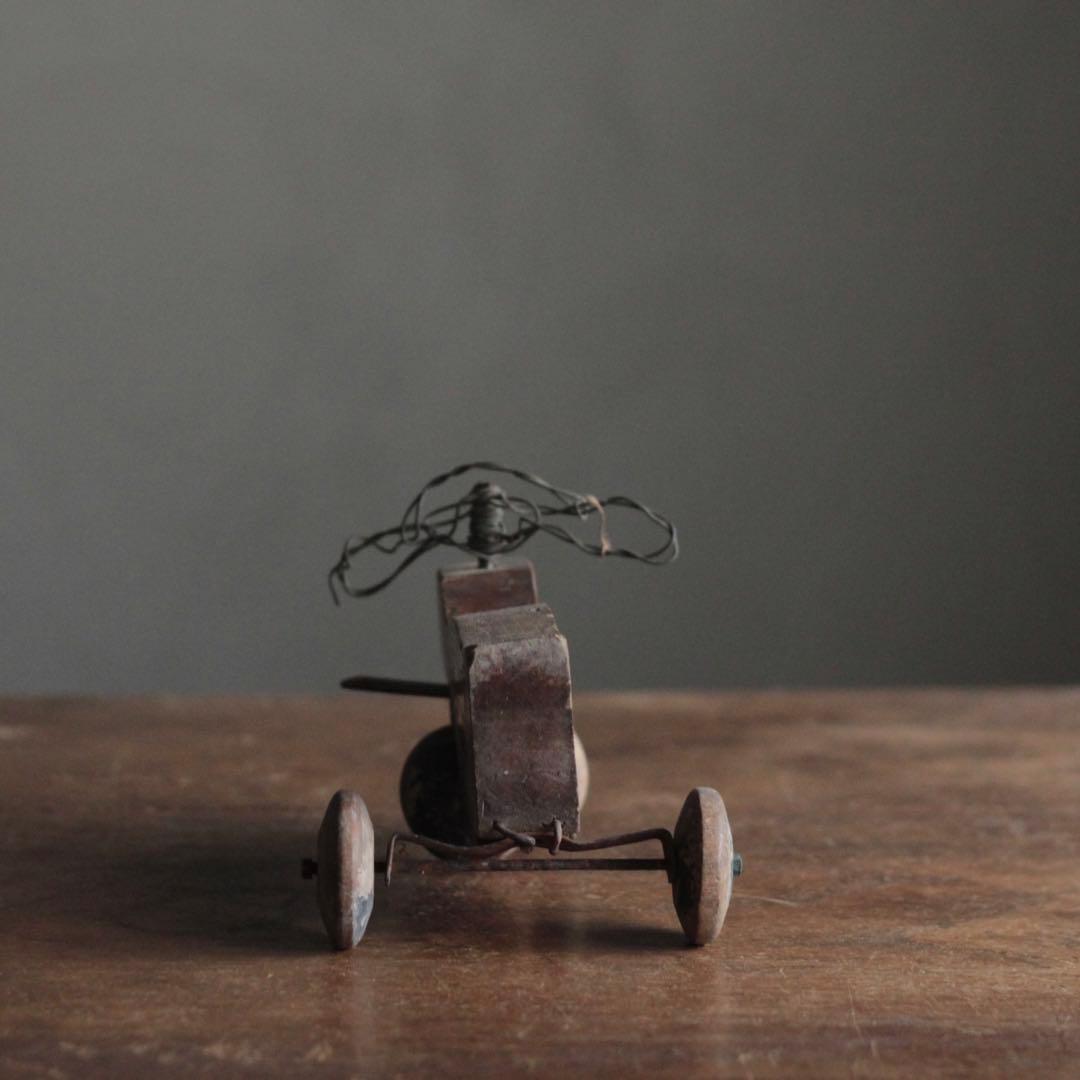 古い 木の おもちゃ 三輪車 戦前戦後 古道具 アンティーク ブロカント