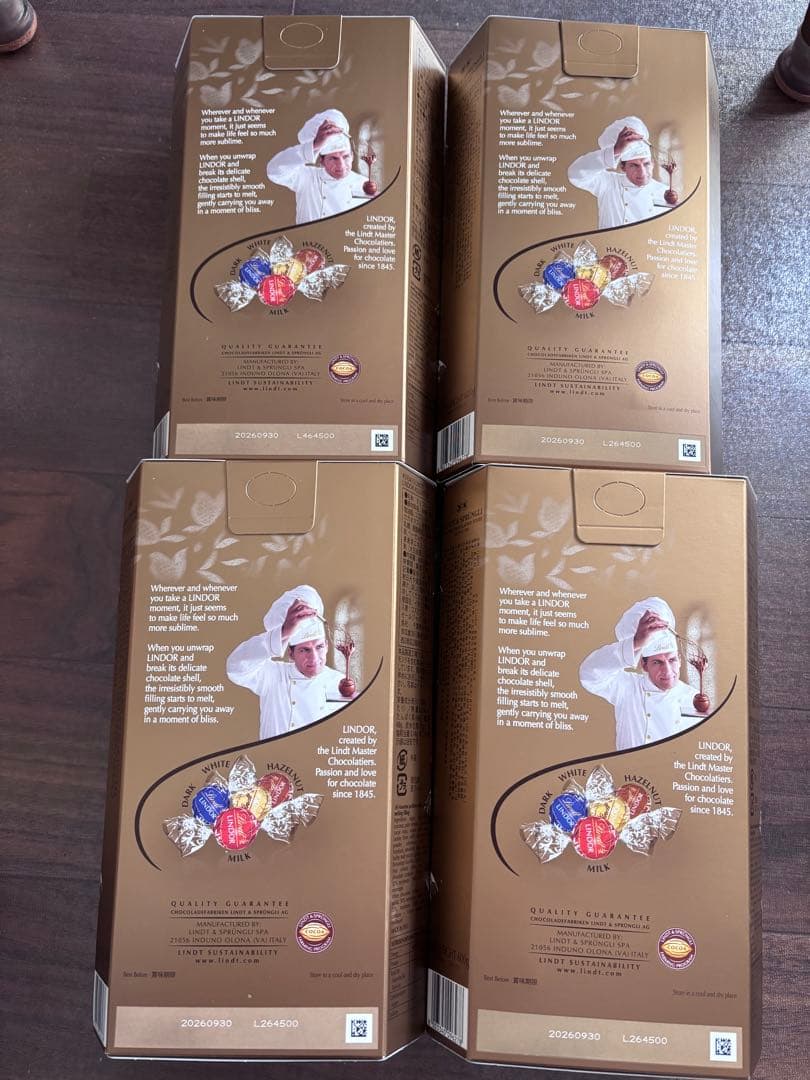 リンツ リンドール アソート チョコレート（4箱）