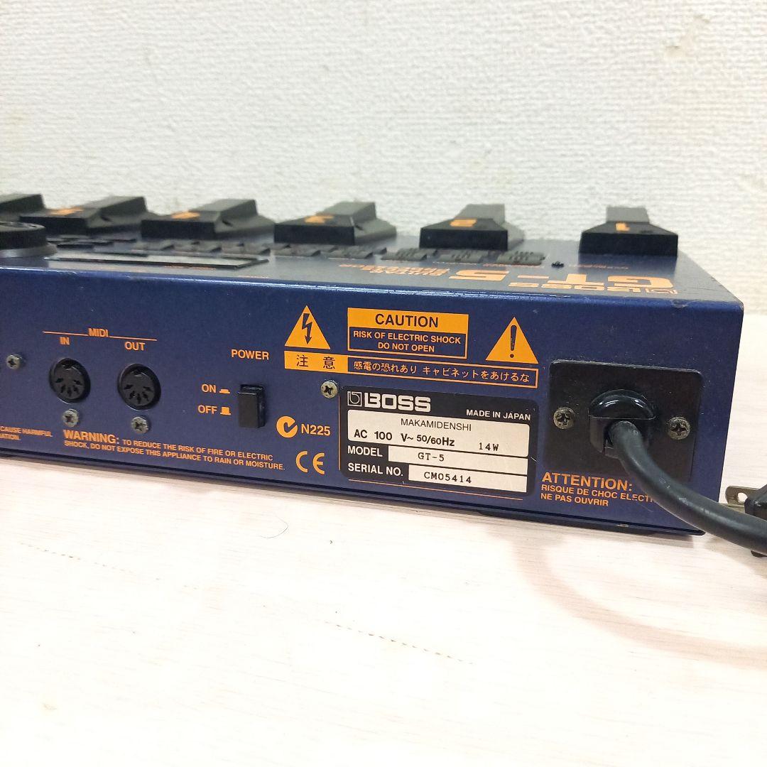 電池交換済み◎BOSS ギターマルチエフェクター GT-5 ボス