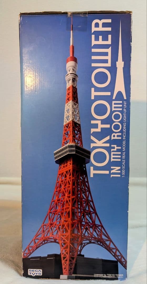 【未使用品】東京タワー LEDライト付き 1/500スケール*箱に外傷あり