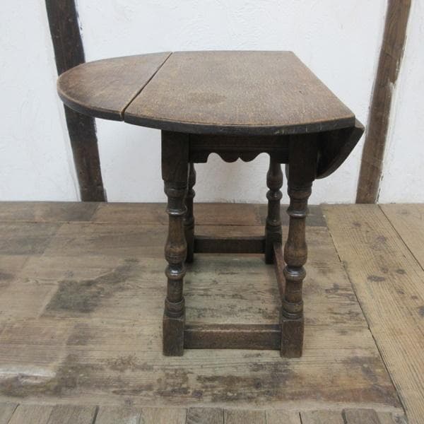 イギリス アンティーク 家具 ドロップリーフ コーヒーテーブル 英国 6084e