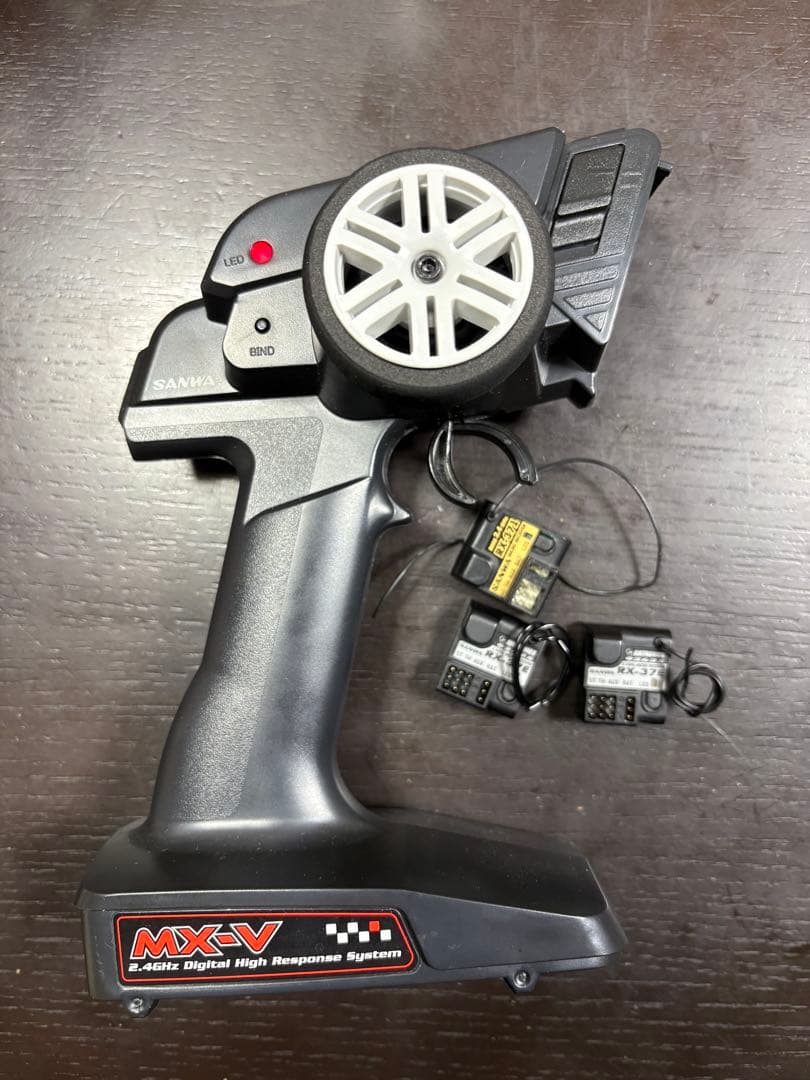 サンワ　プロポ　MX-V 送信機とRX-37E、RX-371受信機3台セット