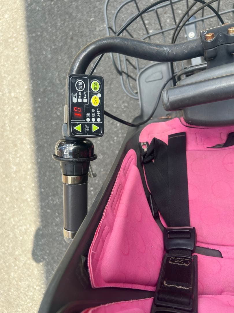 電動自転車 bikke2 ダークグレー 3人乗り対応