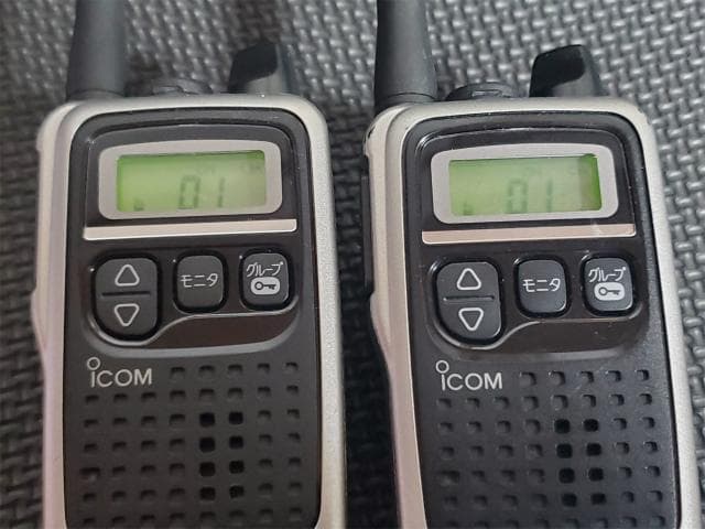 16 ICOM トランシーバー IC-4300 シルバー 2台 セット 無線機