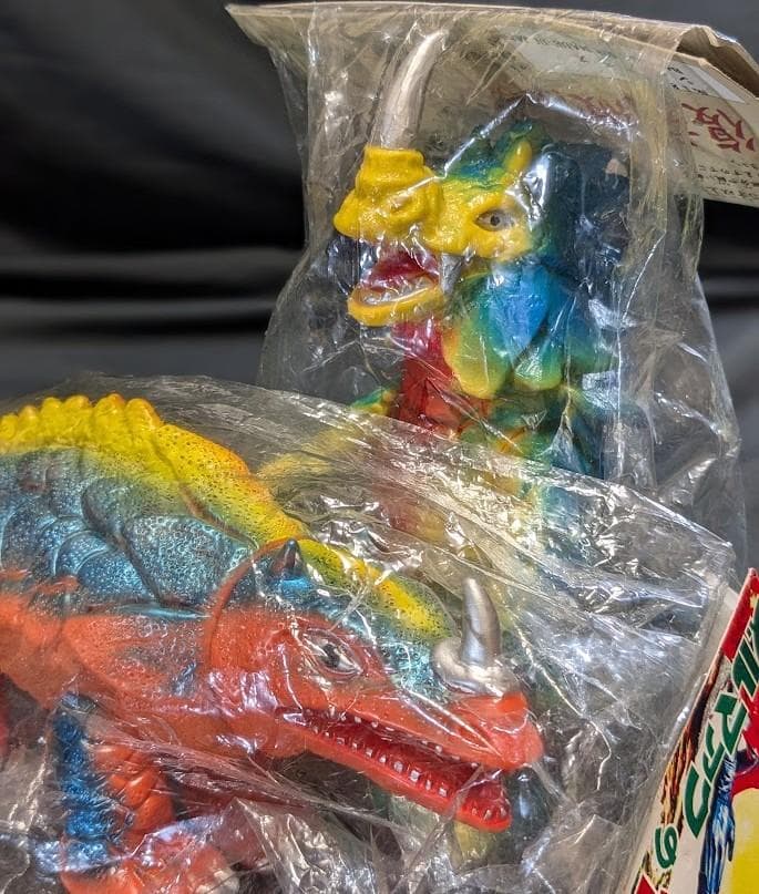 シーゴラス＆シーモンス　帰マン登場怪獣（ブルマァク復刻）ソフビ未開封２体セット