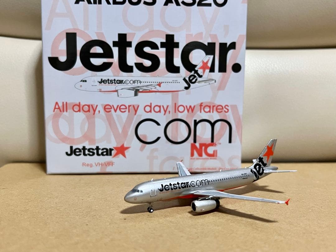 航空機・ヘリコプター NG models 1/400 Jetstar A320-200 VH-VFF