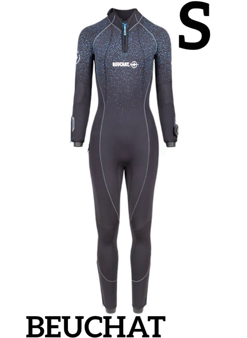 BEUCHAT ダイビング ウェットスーツ 7mm サイズS 破れあり