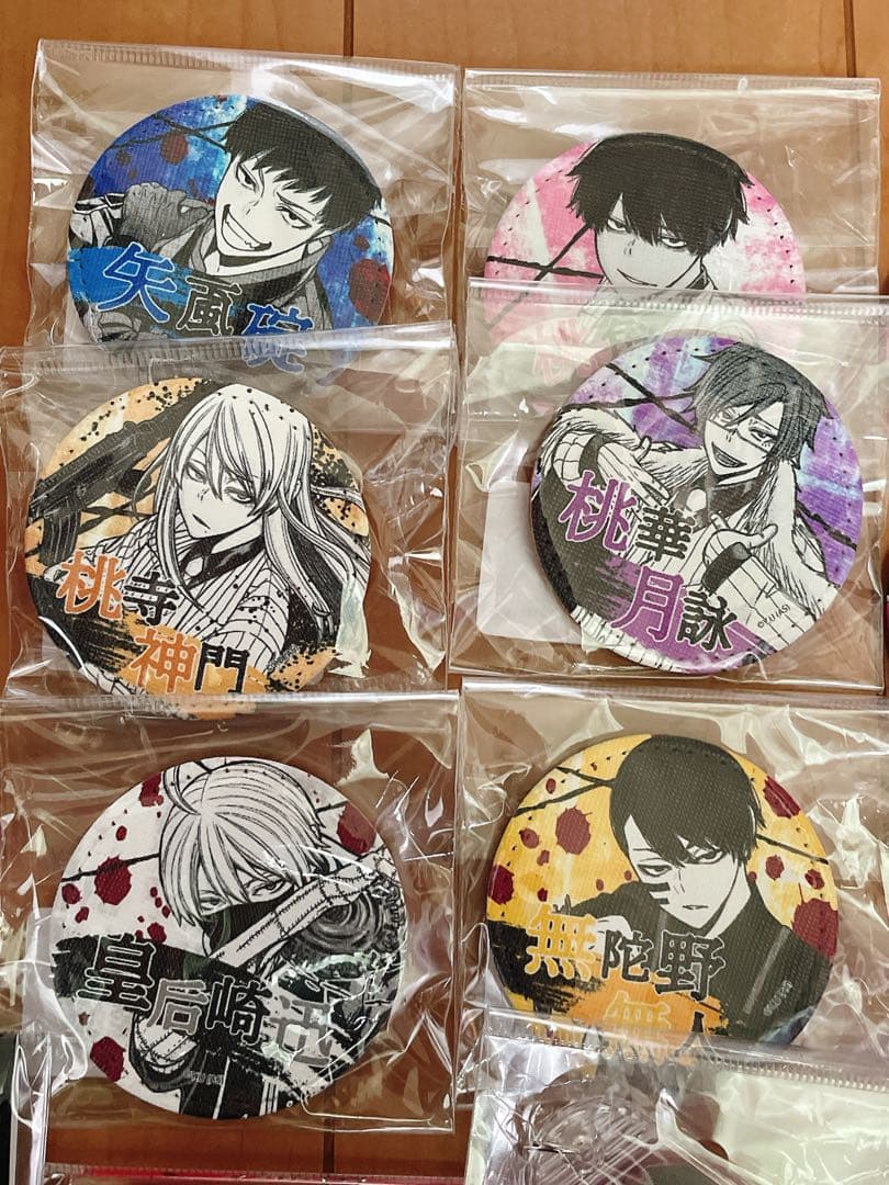 桃源暗鬼 グッズ アクリルキーホルダー缶バッジ 20個 一ノ瀬四季 無陀野無人