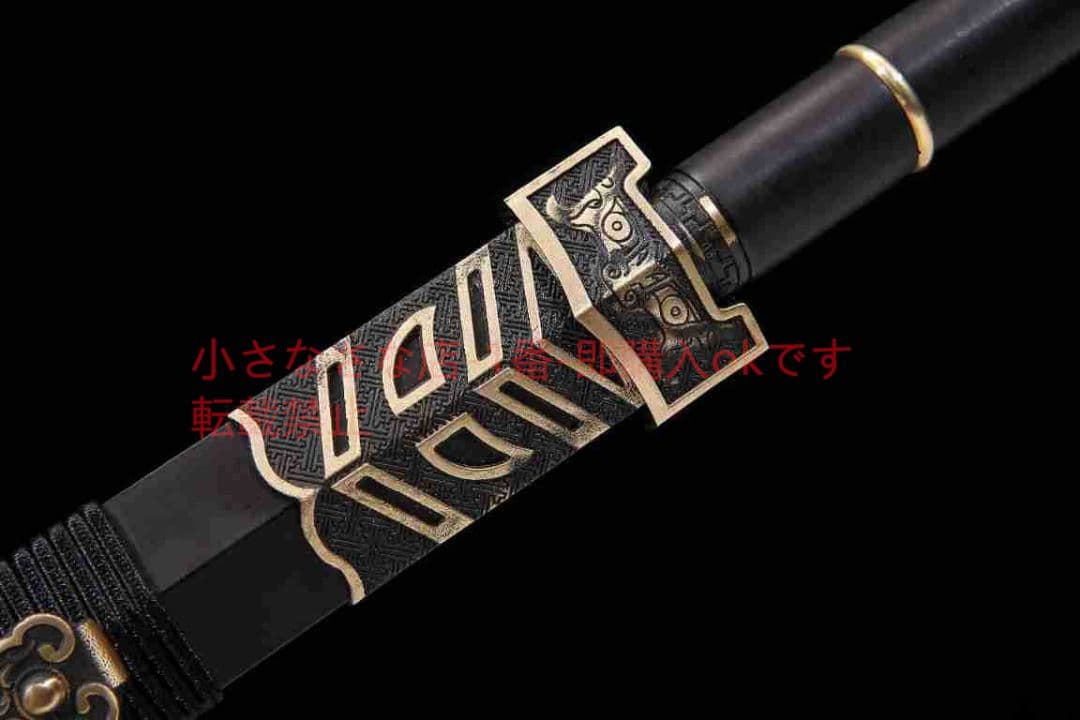 如意八面漢剣百錬文紋鋼急冷ブルー 古兵器 武具 刀装具 日本刀 模造刀 居合刀