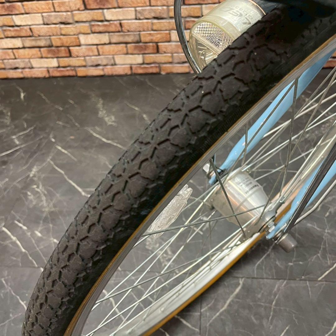 【109】子供用自転車 子供車 joyous 水色 22インチ 変速付き