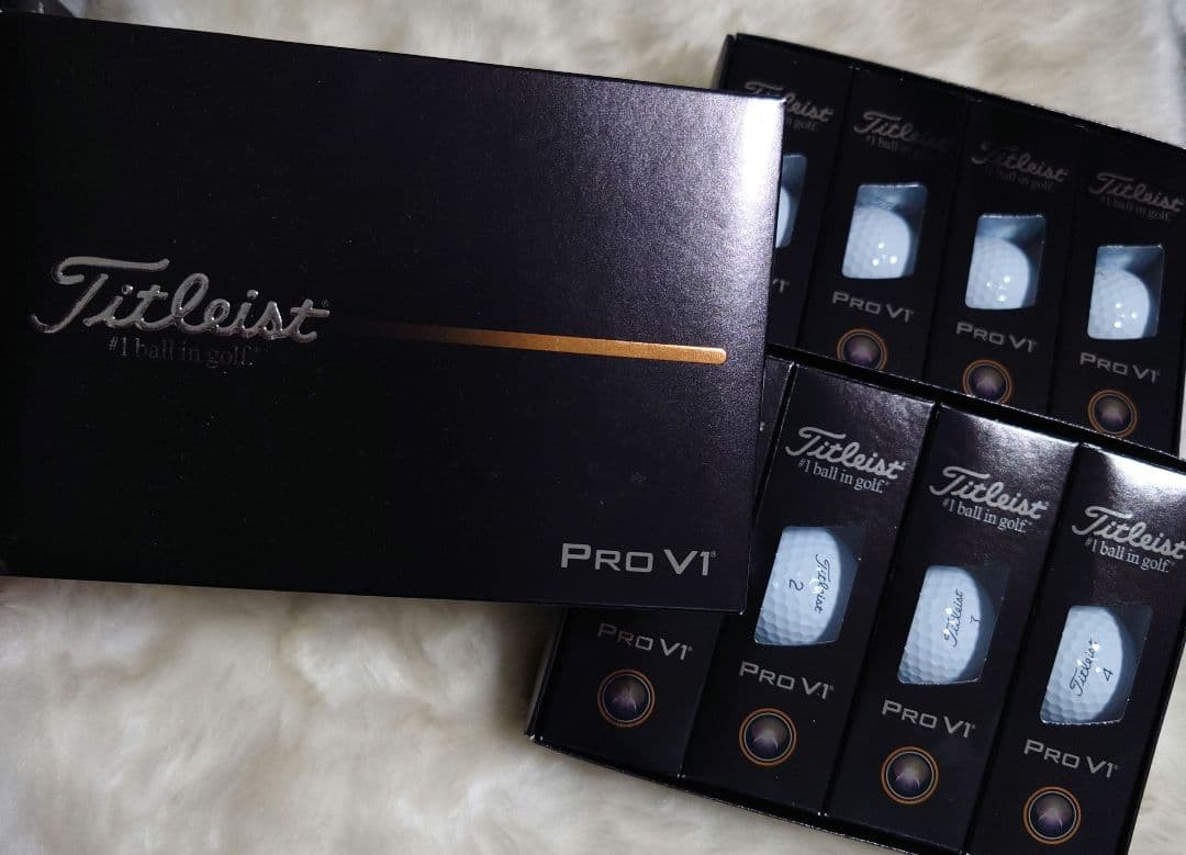 新品　Titleist　タイトリスト　PROV1　2ダース　白　ゴルフボール