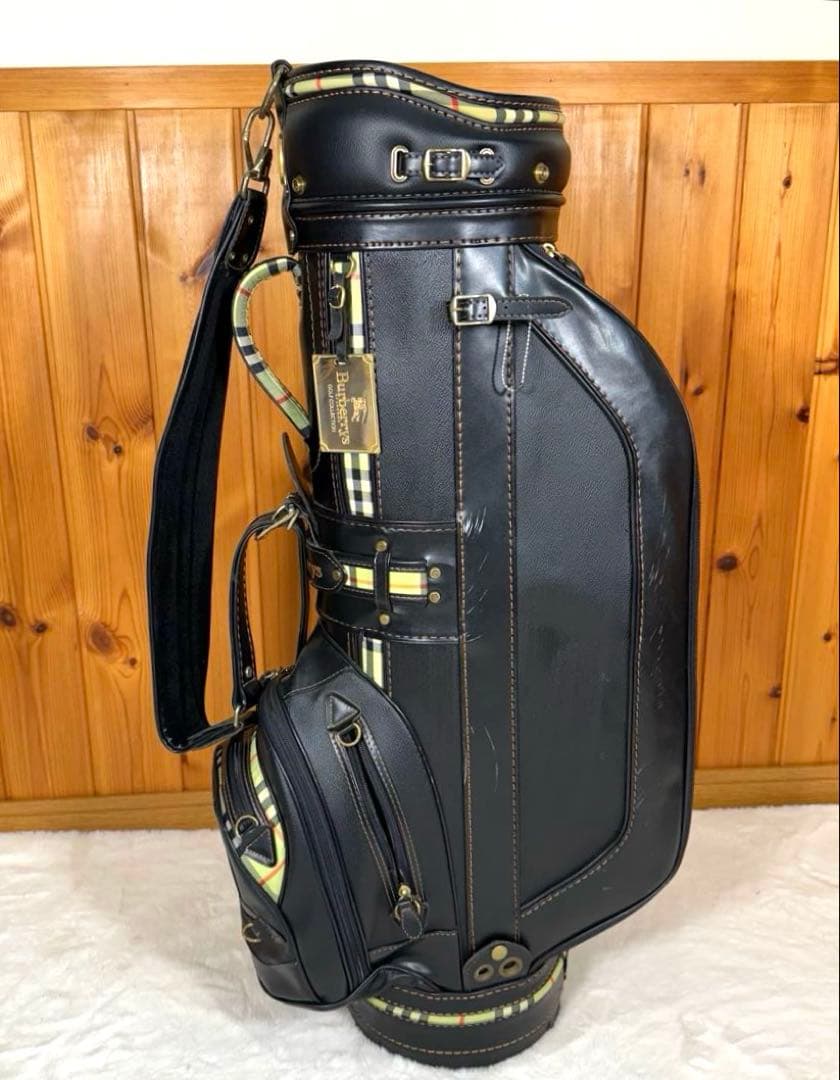 バーバリー キャディバッグ ノバチェック Burberry ゴルフ 黒