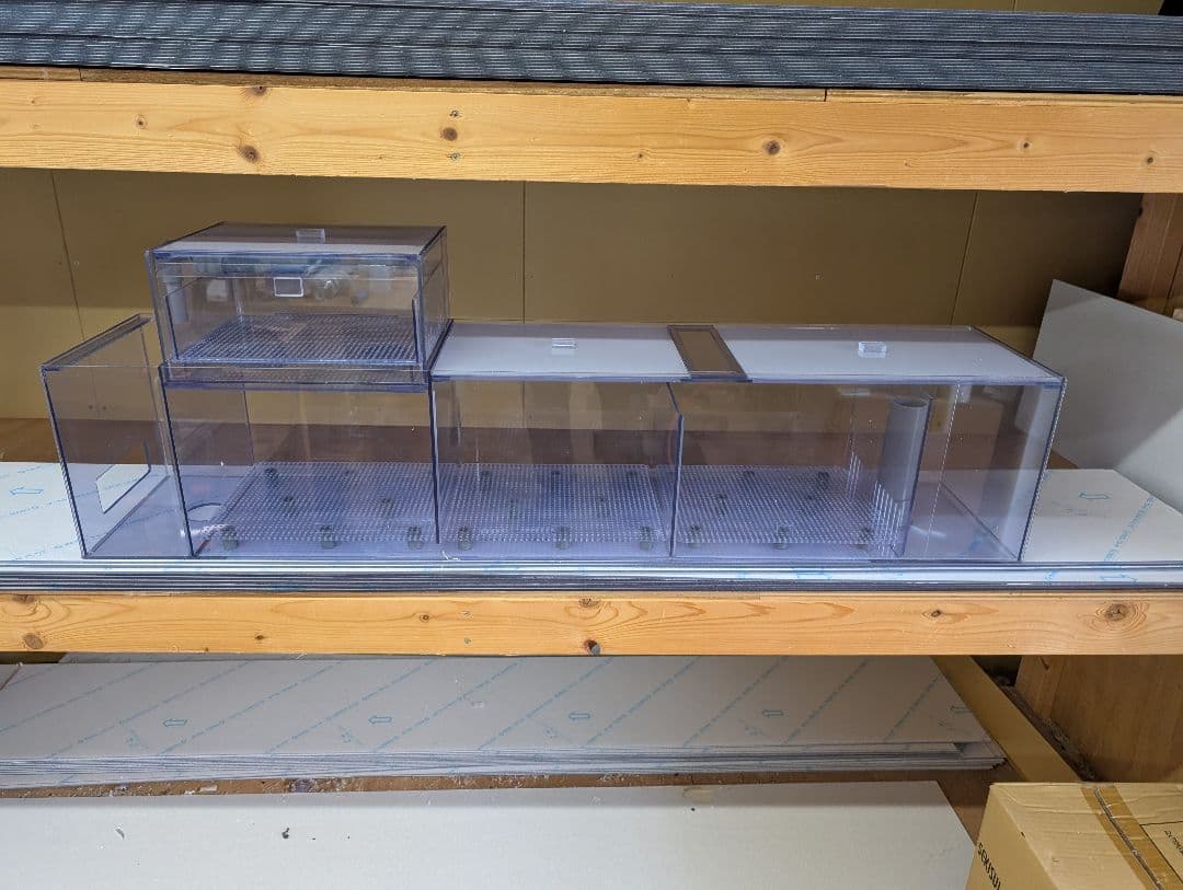 淵がけ　120アクリル水槽用上部フィルター　ワイド250