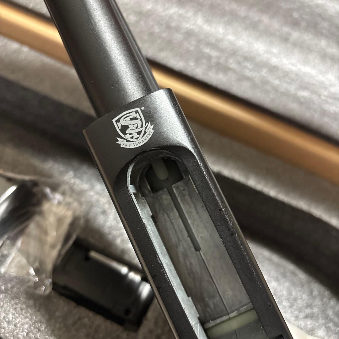 s&t ソードオフ ショットガン リアルウッド　木製ストック