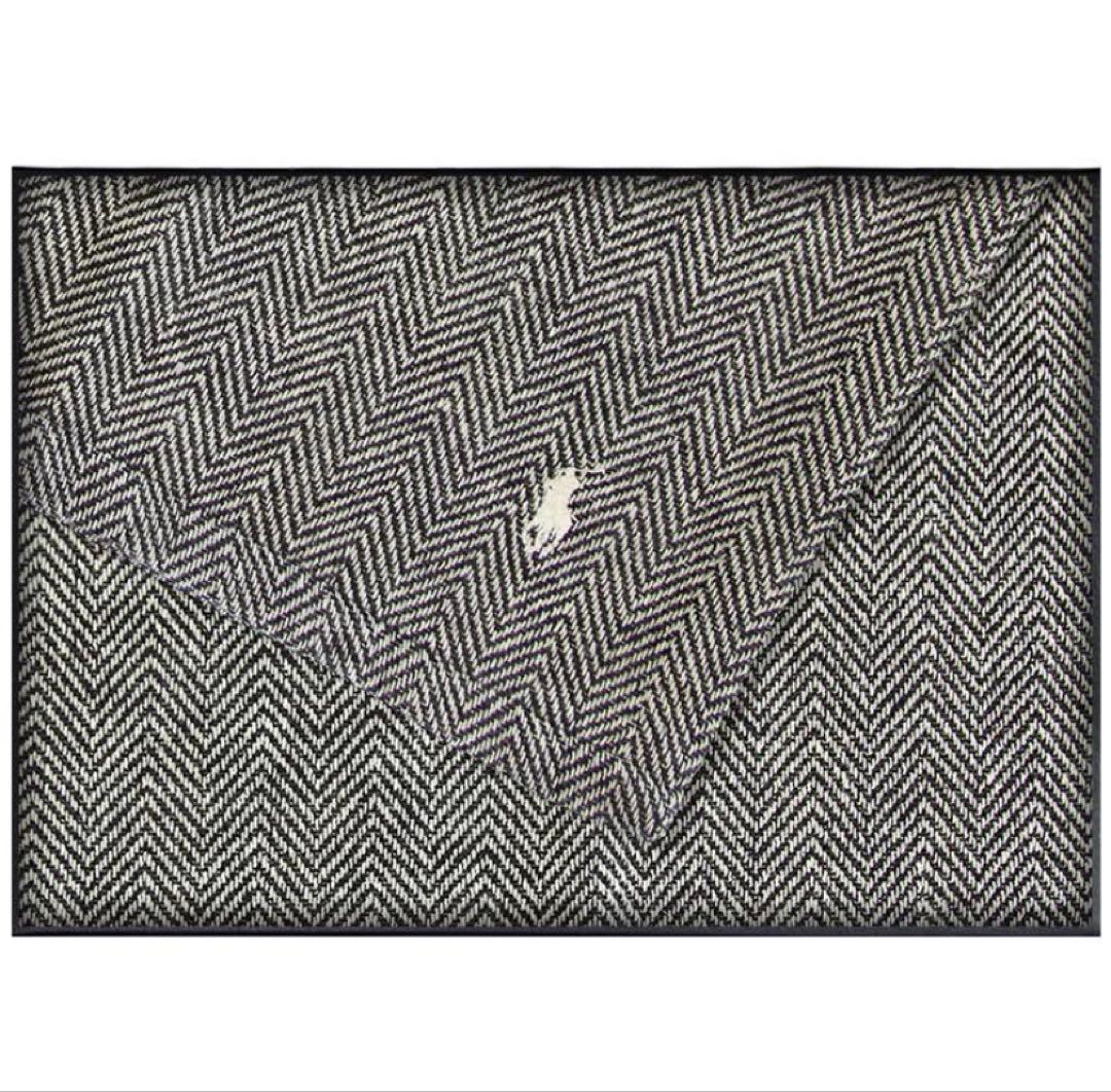 【新品】ラルフローレン　コットンブランケット　ヘリンボーン