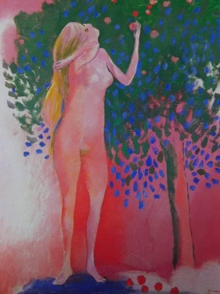 ポール・ギアマン、イヴ、超希少額装用画、新品額装付