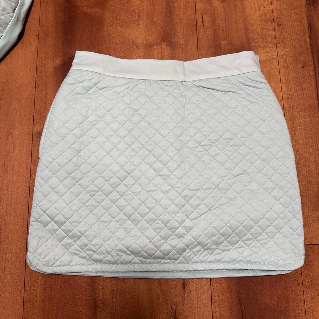 長袖　裏起毛　キルティング　ジャケット　中綿　スカート　セットアップ　春秋　新品