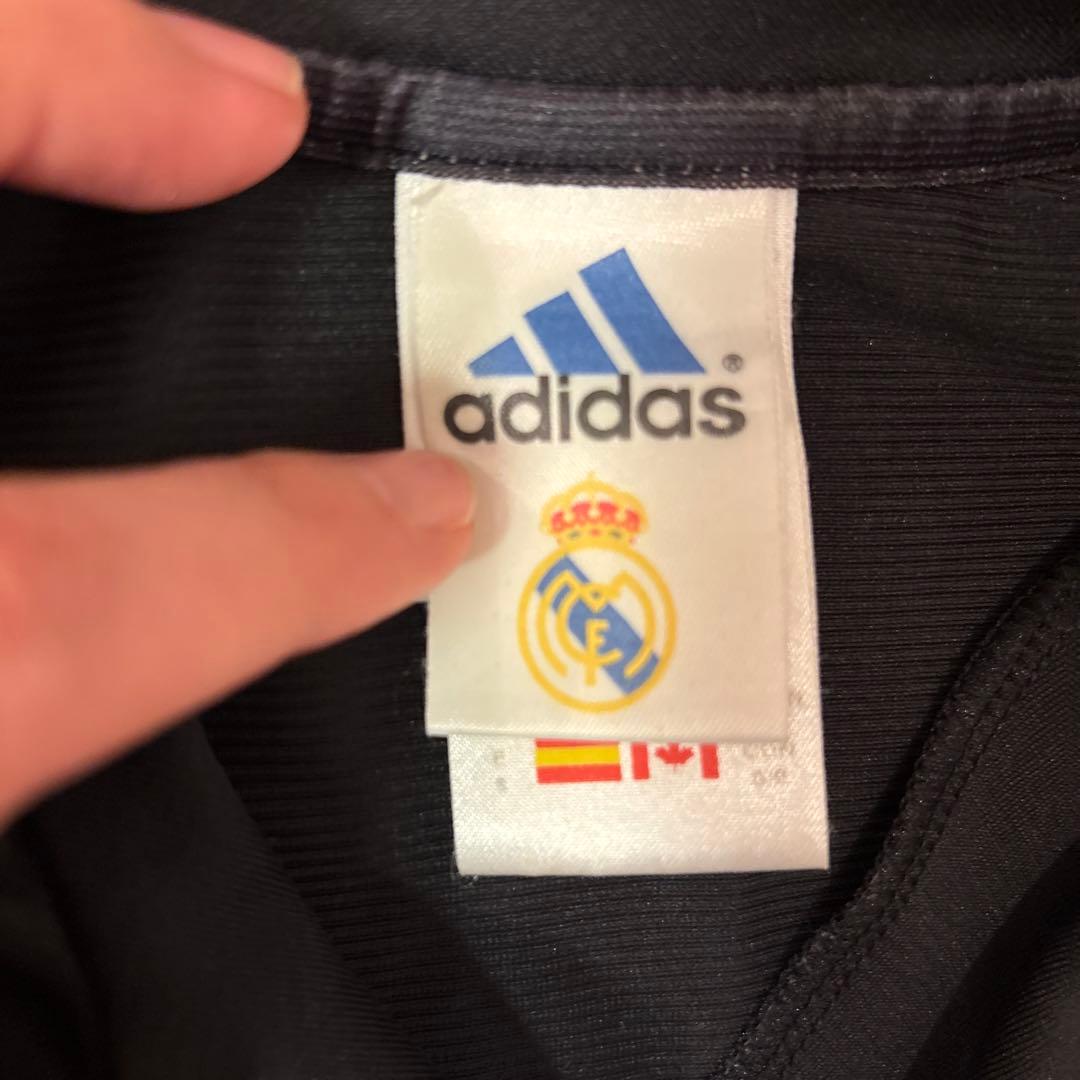 adidas製ゲームシャツ　レアル・マドリード 2001 M 100周年パッチ付